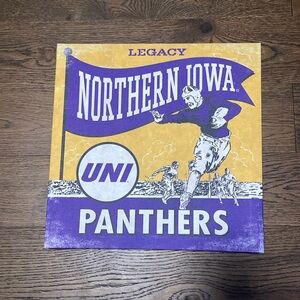 University of Northern Iowa Panthers Football Canvas